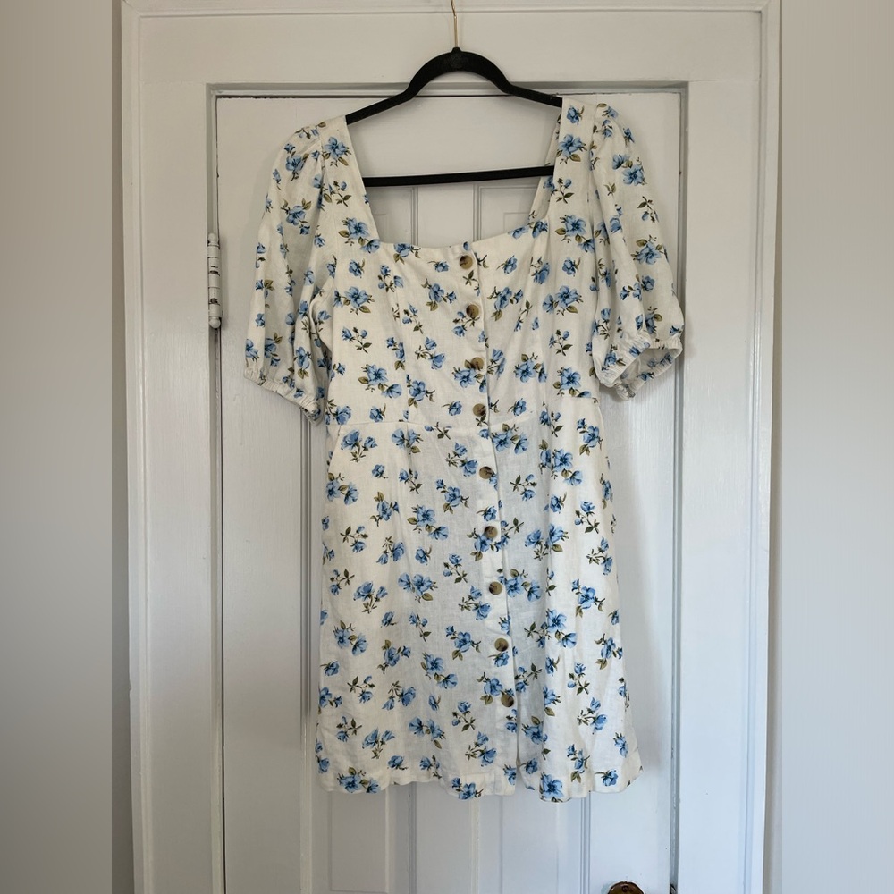 Old Navy Blue Floral Mini Dress
